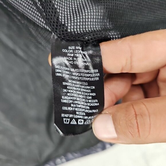 Lucky Brand Jacket Womens M Purple Animal Print Windbreaker Premium Performance - Picture 9 of 10